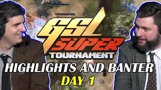 Tasteless and Artosis - GSL 2019 Super Tournament 1 Day 1 - Highlights and Banter