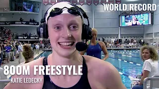 2016 Arena Pro Swim Series at Austin Women’s 800m Free Final - Katie Ledecky World Record