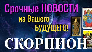 СКОРПИОН 💯 Срочные НОВОСТИ из Вашего БУДУЩЕГО Таро Расклад онлайн