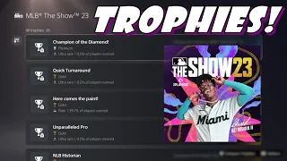 (PS5) MLB The Show 23 Trophies (Trophy Review/Trophy Overview)