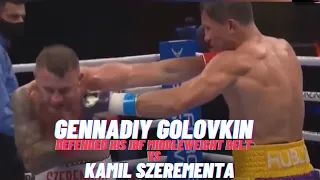 Gennadiy Golovkin vs Kamil Szerementa fight highlights