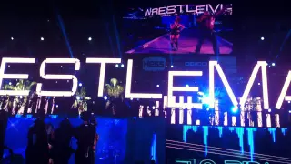 WWE Wrestlemania 28 The Rock entrance Flo Rida Sia performing Wild Ones & Good Feeling