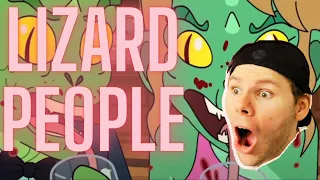 THE WORLD IS CONTROLLED BY LIZARD PEOPLE INSIDE JOB