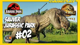 [DEFI] 😱 Le T-REX S'ENFUI - JURASSIC WORLD EVOLUTION 2 #02 ► royleviking