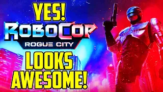 This Game Could Be Amazing! RoboCop Rogue City Looks Incredible!