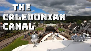 Biggest Super Yacht that ever cross the Caledonian Canal (Time Lapse)