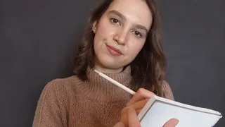 ASMR Sketching, Measuring and Photographing You