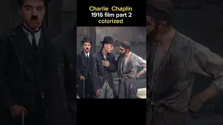 Charlie Chaplin In color police 1916| 60fps  #oldmovies #oldfootage #charliechaplin #1916