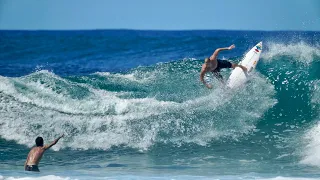 Mick Fanning & The Ho Family Surfing Rocky Point
