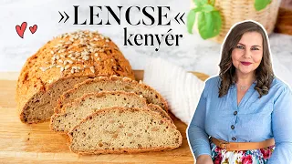 Fehérjedús kenyér lencséből 🍞 finom gluténmentes recept