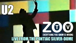 U2 ZOO TV TOUR PRO SHOT 4 songs / LIVE FROM THE PONTIAC SILVER-DOME SEPT 1992 Enhanced audio/video