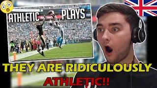 British Guy Reacts to NFL Best "Athletic" Plays || HD