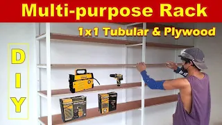 DIY HOW TO BUILD MULTIPURPOSE RACK | PAANO GUMAWA NG ISTANTE