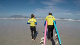 Surf lessons Big Bay, Cape Town