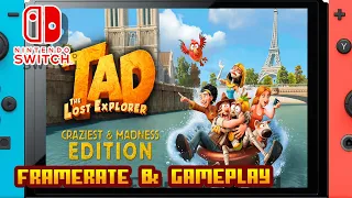 Tad the Lost Explorer. Craziest and Madness Edition - (Nintendo Switch) - Framerate & Gameplay