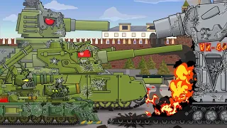 Vk-44 shocks the Soviet monsters. Cartoons about tanks