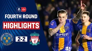 Shrewsbury Fightback to Force Shock Replay | Shrewsbury Town 2-2 Liverpool | Emirates FA Cup 19/20