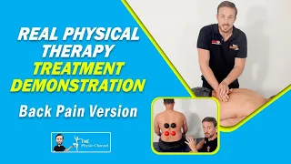 Back Pain Physiotherapy Treatment Session | Massage, Manual Therapy & Exercise for Back Pain