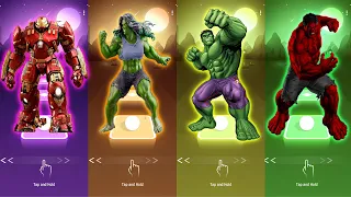 DC Marvel Tiles Hop, HulkBuster vs She-Hulk vs Hulk vs Red Hulk