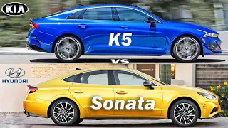 2021 Kia K5 vs Hyundai Sonata, Optima vs Sonata - Sedan Compare