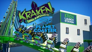 Kraken | Off-Ride Shots - SeaWorld Orlando (Planet Coaster)