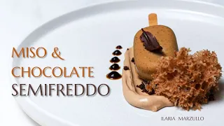 Chocolate & Miso Semifreddo | Plated Dessert