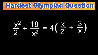 A Nice Algebra Problem | Math Olympiad Question | Find the Value of x = ?