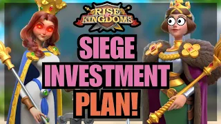 How to MAIN siege! Early-late game investments to DOMINATE! Rise of kingdoms