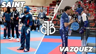 Tyreek Saint USA vs Matias Mauro Vazquez ARG WAKO Kickboxing World Championships 2023