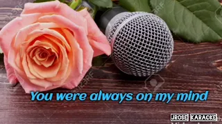 You Were always on mind (Female Key Karaoke)