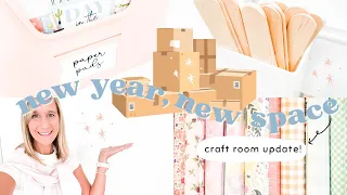 New Year, New Craft Room! | Real Life Journey of Moving My Craft Room 2024