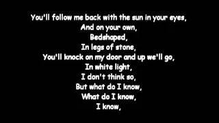 Bedshaped - Keane [Letra]