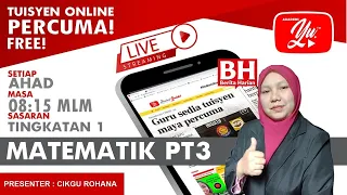 🔴 [LIVE] MATEMATIK PT3 - POLIGON OLEH CIKGU ROHANA AKIB #07 #TUISYENPERCUMA