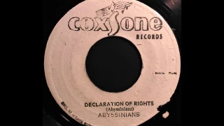 ABYSSINIANS - Declaration Of Rights [1971]