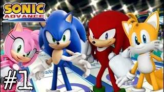 Sonic Advance (GBA) | Прохождение #1 [Зоны 1-4]