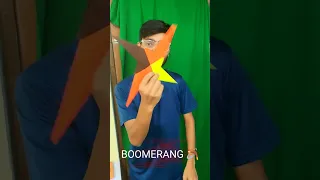 I Make Best Paper Boomerang 🪃 #shorts