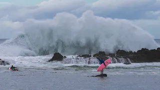 DANGEROUS MASSIVE WAVES AT SHARKS COVE!!!