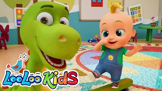 Dino Dance Zigaloo and Ten in The Bed - THE BEST KIDS SONGS - LooLoo Kids