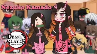 Anime Characters React | Part 1 | Nezuko Kamado/ Demon slayer/KNY | ~Lazy Chibi