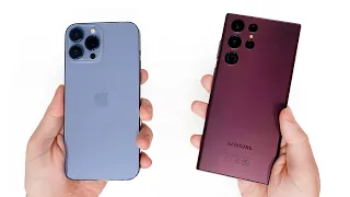 Что выбрать? Samsung Galaxy S22 Ultra или iPhone 13 Pro Max? Что по ценам?