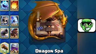 Dragon Spa Arena 19 🐉 | best deck for arena 19 | how to beat arena 19