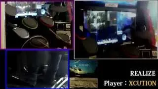 【DrumManiaXG3】REALIZE / EXPERT 【Player：XCUTION】