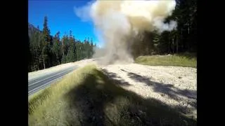 SR 20, North Cascades Highway Rock Blasting - September 9, 2013