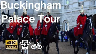 360 Video - Buckingham Palace to South Kensington Inc Marble Arch, Harrods | London Bike Tour 🚴‍♂️