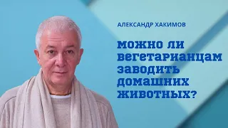 Можно ли вегетарианцам заводить домашних животных? Александр Хакимов