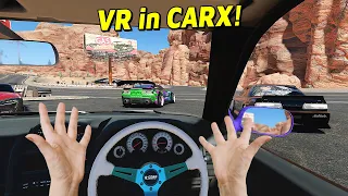 This is what CarX in VR looks like...