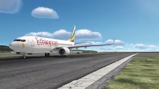 Ethiopia Plane Crash, Ethiopia Airlines B737 MAX Crashes After Takeoff, Addis Ababa Airport XP11   Y