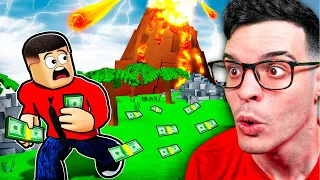 Sobrevivo por $10,000 a DESASTRES NATURALES en Roblox... 😰