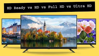 HD Ready TV vs HD TV vs Full HD TV vs Ultra HD TV | All TV Display Resolutions Explained in Hindi