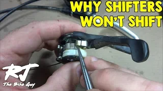 Bike Shifters Won't Shift - The Most Common Cause
